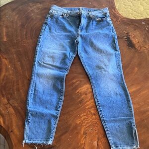 7 For All Mankind Light Blue Skinny Jeans